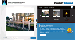 Desktop Screenshot of fountainmanufacturers.org