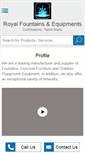 Mobile Screenshot of fountainmanufacturers.org